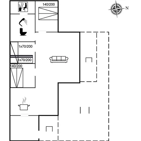 Harmke - 1km From The Sea By Interhome Vejers Strand